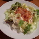 酒の大桝 - サーモンのタルタル680円