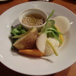 酒の大桝 - 季節野菜のバーニャカウダー800円