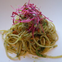 MAIN DINING by THE HOUSE OF PACIFIC - ......②パスタ.....蟹と芹のジェノベーゼ　スパゲッティーニ.....