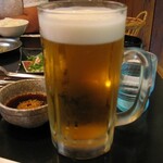 焼肉 牛義 - 生ビール