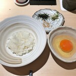 焼鳥 おみ乃 - 卵かけご飯