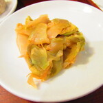 黄鶴 - ランチ小皿定食　２７００円（税込）のザーサイ【２０２１年２月】