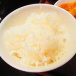 黄鶴 - ランチ小皿定食　２８００円（税込）のご飯のアップ【２０２１年２月】