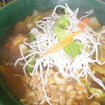 ポーク角煮＋納豆