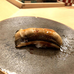 木挽町 とも樹 - 穴子のにぎり（ツメ）