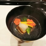 馬車道 大かわ - 牡蠣豆腐と鰤