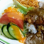 中央軒 - ～カツカレーのサラダ～