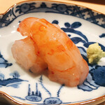 鮨 あらい - 20cm超えの特大牡丹海老。牡丹海老はでっかい方がウンマイ