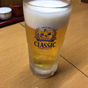 札幌成吉思汗 雪だるま - 生ビール サッポロクラシック(540円)