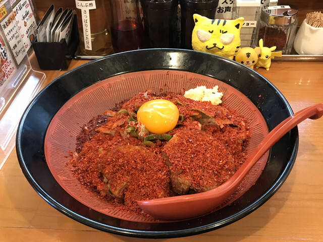 閉店】創作まぜそば まるさんかくしかく （○△□） - 中百舌鳥（南海