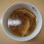 煮干鰮らーめん 圓 八王子本店 - 12/08/28 つけ麺(塩) 大盛 つけ汁