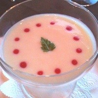 フレンチ ベイ・ビュー - 白桃とジャガイモのヴィシソワーズ、美味い！