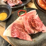 炭火焼肉みや - サービスでいただいた大判焼きすき