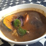 Kawaraya soup curry - チキンと野菜