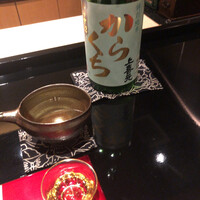 野嵯和 - 上喜元 特別純米 からくち ぷらす12
                    →いつものように頭から日本酒(^^)女将さんから「辛口ですか？」と頼もしいお言葉。そしてこの「からくち」が(^^)柔らかな辛味を楽しめる素晴らしい食中酒です！