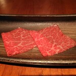 よろにく - ザブトンすき焼き　トリュフ添え