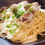 カフェ ヒメル - ひめるパスタランチ\1,000<8月限定ランチ>（あさりの和風パスタ、2012年8月）
            