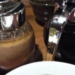 清 - せいろ蒸し用の、タレ、ごまダレと、ポン酢