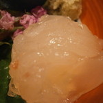 車力門 ちゃわんぶ - お造り　伊勢海老　アップ