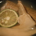 車力門 ちゃわんぶ - 赤むつと松茸のお椀　アップ