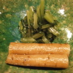 車力門 ちゃわんぶ - お新香　牛蒡、菜っ葉