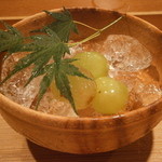 車力門 ちゃわんぶ - デザート　瀬戸内ジャイアンツ　種無し葡萄