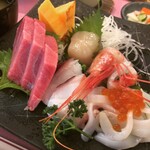 あらいや - お刺身定食のお刺身