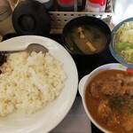 松屋 - マッサマンカレー野菜セット￥830