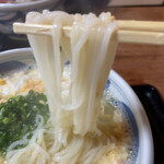 うどんや　わたしの道楽 - 細いうどん