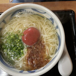 うどんや　わたしの道楽 - 梅うどんの大盛り