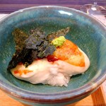 日本料理 TOBIUME - 焼き餅？？
      白子焼きと酢飯
      豪華なリゾット♡