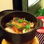 日本料理 TOBIUME - 藍より出て
      芦屋のごぼうと鰆御飯