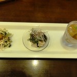 中国麺飯 勇 - ＊ある日の前菜・今回は料理がランクアップ