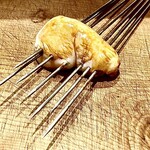 一心鮨 光洋 - 丁寧に焼かれた旬の大きな虎河豚の白子。