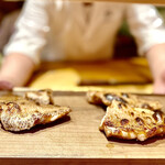 一心鮨 光洋 - 綺麗に焼き上げた脂の濃いノドグロ。