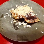 一心鮨 光洋 - 脂の濃いノドグロをサッパリとした西洋山葵で頂きます。この相性は抜群だな〜。