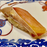 一心鮨 光洋 - 〆鯖（宮崎）〜日向灘の鯖も絶妙な締め具合に、脂ののりがちょうど良い塩梅 ♫