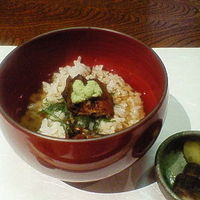 京料理屋 嵐山さくら - はうなぎ茶（だし）漬け
                