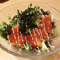 肉寿司 イタリアンバル 閂 心斎橋店 - カルパッチョサラダ