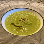 Spice&Dining KALA - どん底に塩分の無いポタージュはアジョワンの癖あるスパイス臭好きよ。