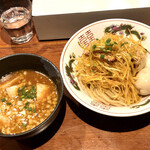 麺処ほん田 - 『限定・辛味噌つけ麺＋味玉＋辛ネギチャーシュー』