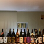 個室型焼肉　鞍牟 - 焼酎も様々ございます。