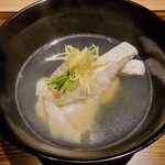御料理 光安 - 煮物椀、伊勢のクエ