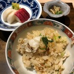 御料理 光安 - ふぐの炊き込みご飯