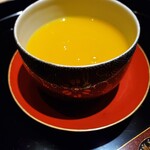 御料理 光安 - みかんの葛湯