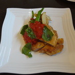 デイリー - 9月1日　豚肩ロースのチーズピカタ　トマトソース