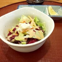 天ぷらふく西 禅と匠 - サラダ（2021.1-2）