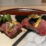 M2 - シャトーブリアンとサーロインの握り、とろけます！