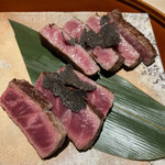 M2 - モ吉松牛のシャトーブリアンとサーロイン、トリュフのせ！最高！