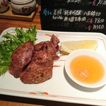 小料理バル ドメ - 2011名古屋コーチンレバーの炙り焼き